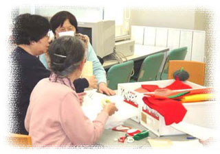 布の絵本づくり写真1